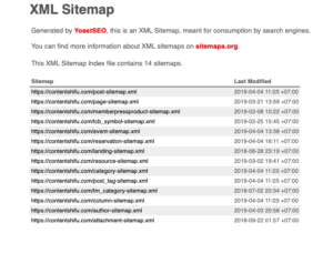 ตัวอย่าง XML-Sitemap