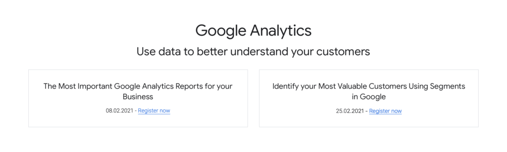 หลักสูตร Google Startup Training สอน Google Analytics