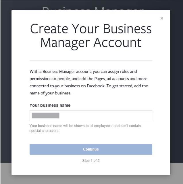 วิธีสร้างบัญชี Facebook Business Manager