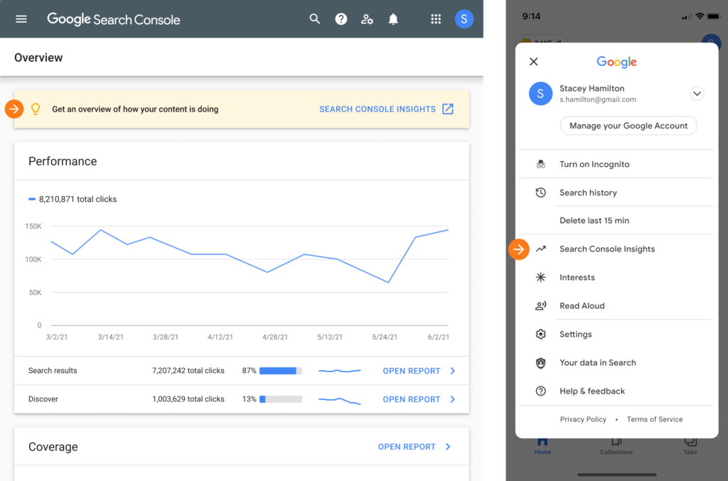 Overview Google Search Console