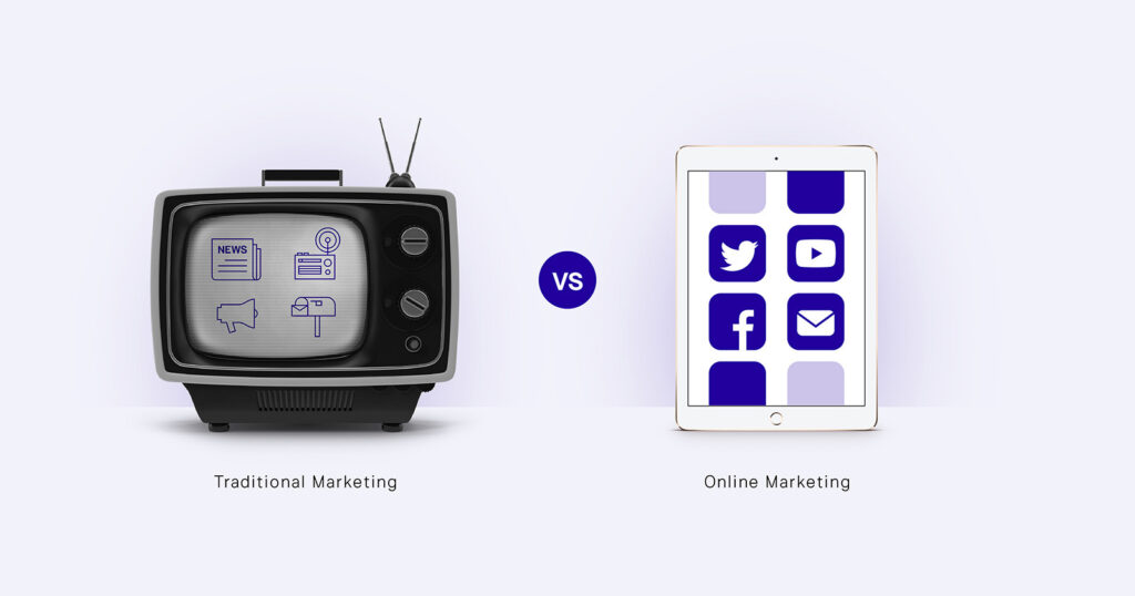 Traditional marketing vs online marketing